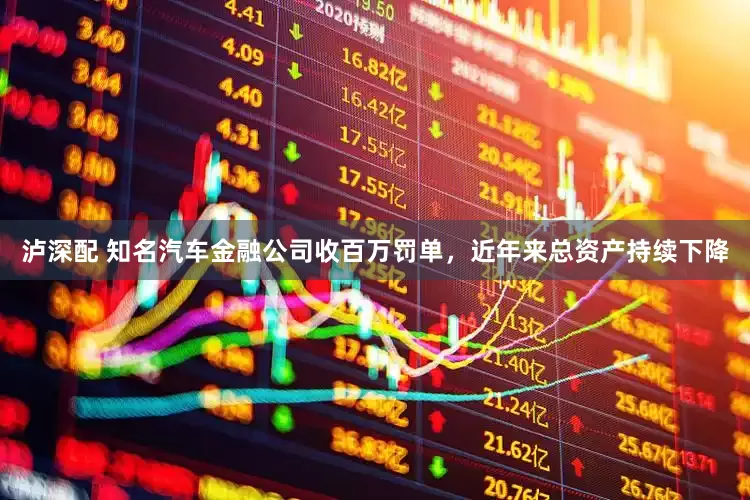 泸深配 知名汽车金融公司收百万罚单，近年来总资产持续下降