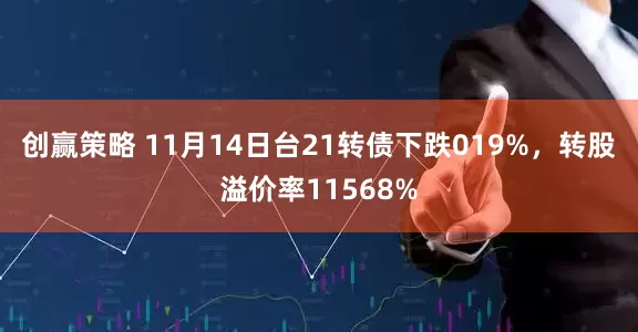创赢策略 11月14日台21转债下跌019%，转股溢价率11568%